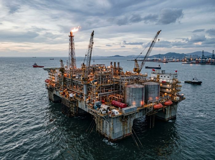 Heavy load floating platform structural framework